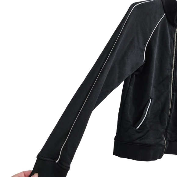 Wilfred Free Womens Full Zip Jacket XS Black‎ Athletic Aritizia Pockets Outdoor - Picture 4 of 12
